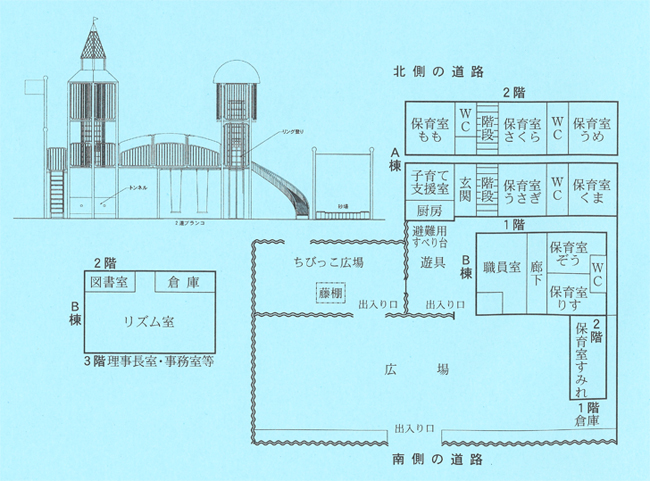 園舎・園庭見取り図